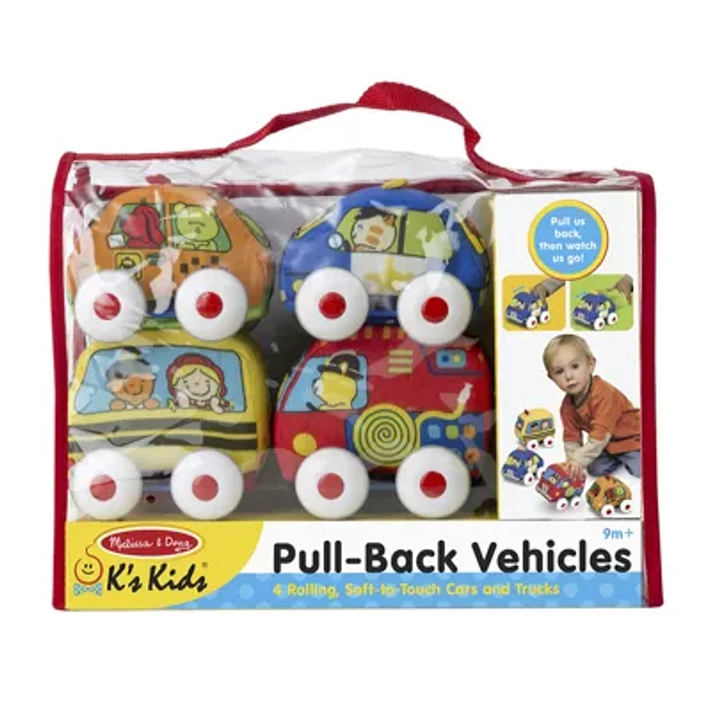 Melissa & Doug Pull-Back Vehicles Baby Play