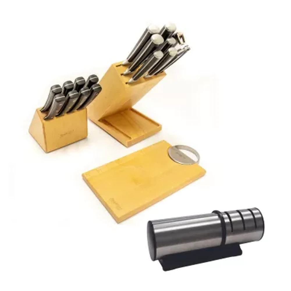 BergHOFF Essentials Forged 21-pc. Smart Knife Block Set with Sharpener