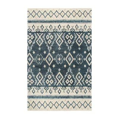 Rizzy Home Opulent Collection Navaeh Diamond Rectangular Rugs