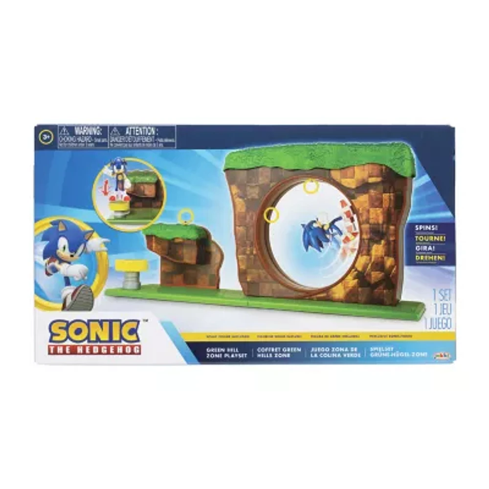 Sonic 2.5" Figure Diorama Set Toy Tool