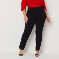 Bold Elements Womens Flare Mid Rise Regular Fit Plus Pull-On Pant