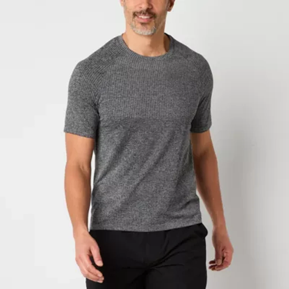 Xersion Seamless Mens Crew Neck Short Sleeve Active T-Shirt