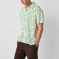 Arizona Mens Short Sleeve Camp Shirt