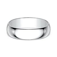 Mens 7MM 10K Gold Wedding Band