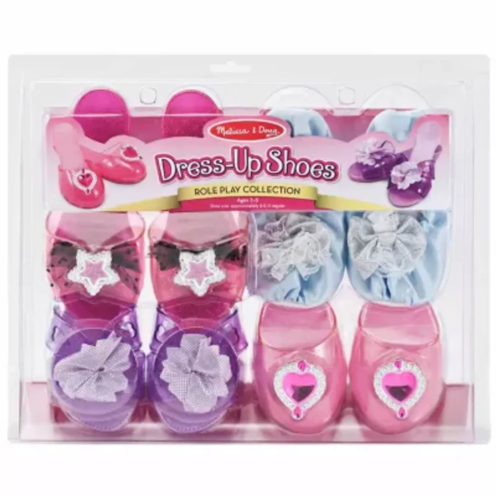 Melissa & Doug Dress-Up Shoes - Role Play Collection
