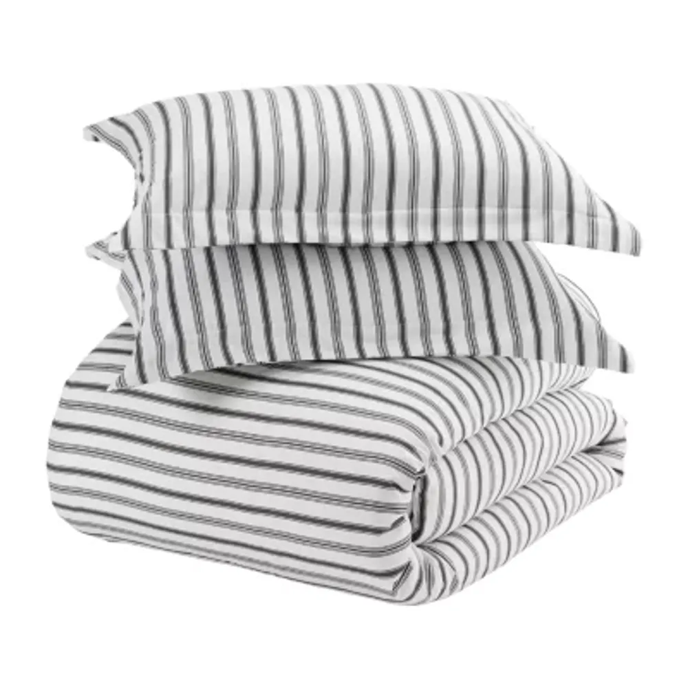 Casual Comfort Premium Ultra Soft Vertical Dreams Duvet Cover Set