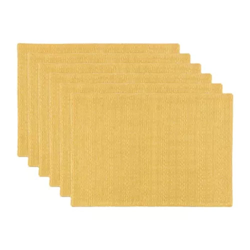 Design Imports Apricot Veriegrated 6-pc. Placemat