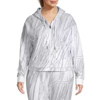 Sports Illustrated Womens Long Sleeve Zipper Active Plus Hoodie