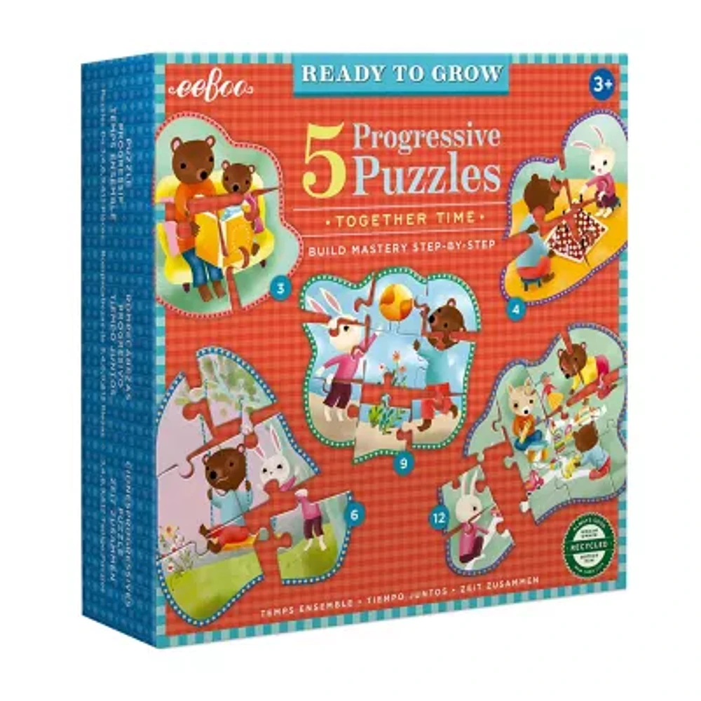 Eeboo Ready To Grow - Together Time P. Puzzle 34-pc. Puzzle