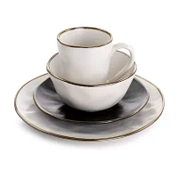 Elama Roman 16-pc. Stoneware Dinnerware Set