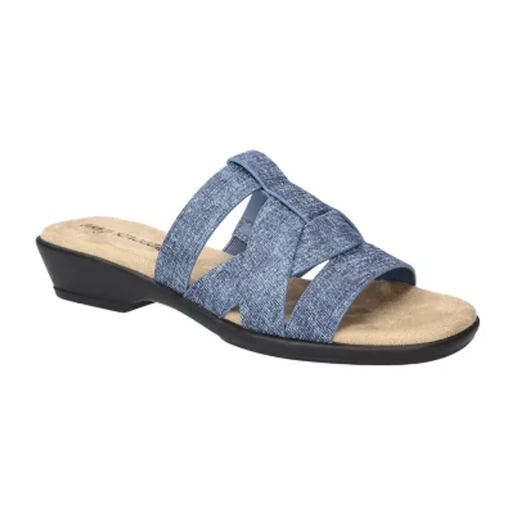Easy Street Womens Lakeport Slide Sandals