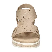 Easy Street Womens Fran Wedge Sandals
