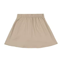 IZOD Little & Big Girls Elastic Waist Belted Scooter Skirt