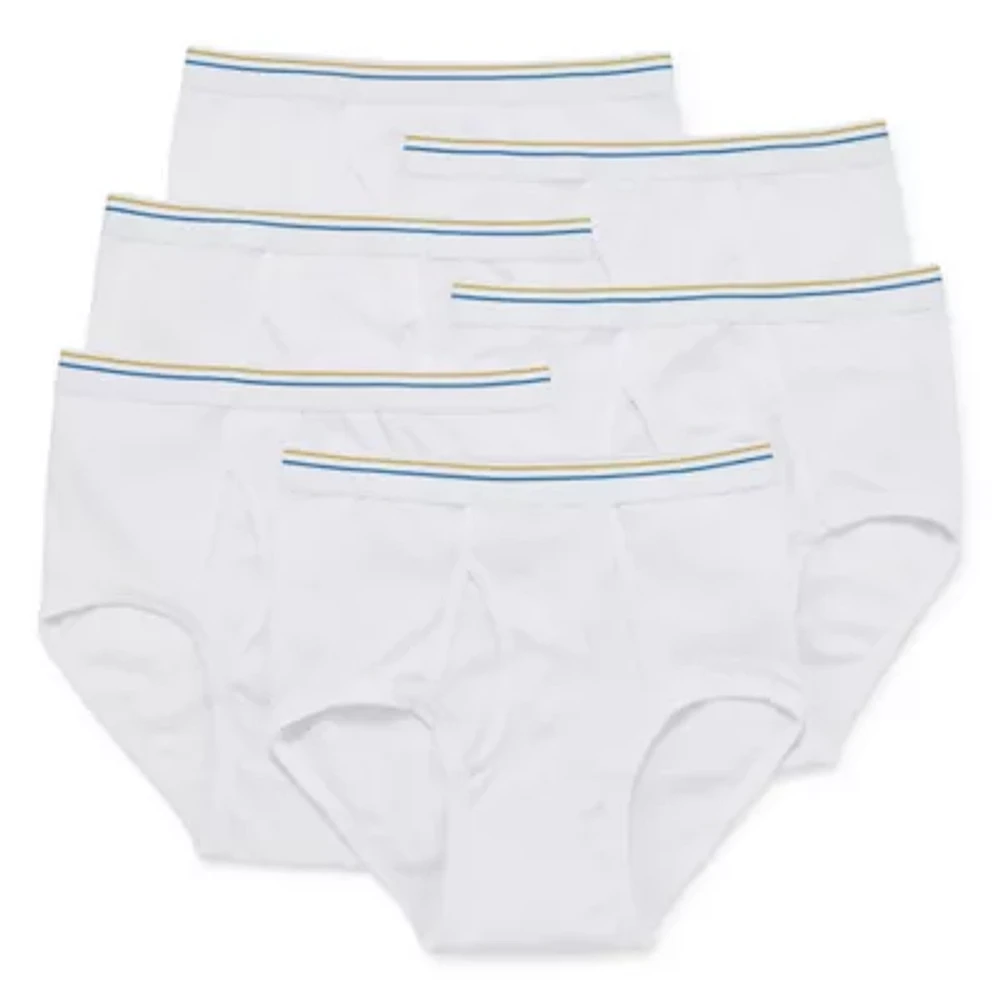 Stafford Dry + Cool Full-Cut Mens 6 Pack Briefs