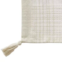 Design Imports Natural Stripe With Tassel 6-pc. Napkins