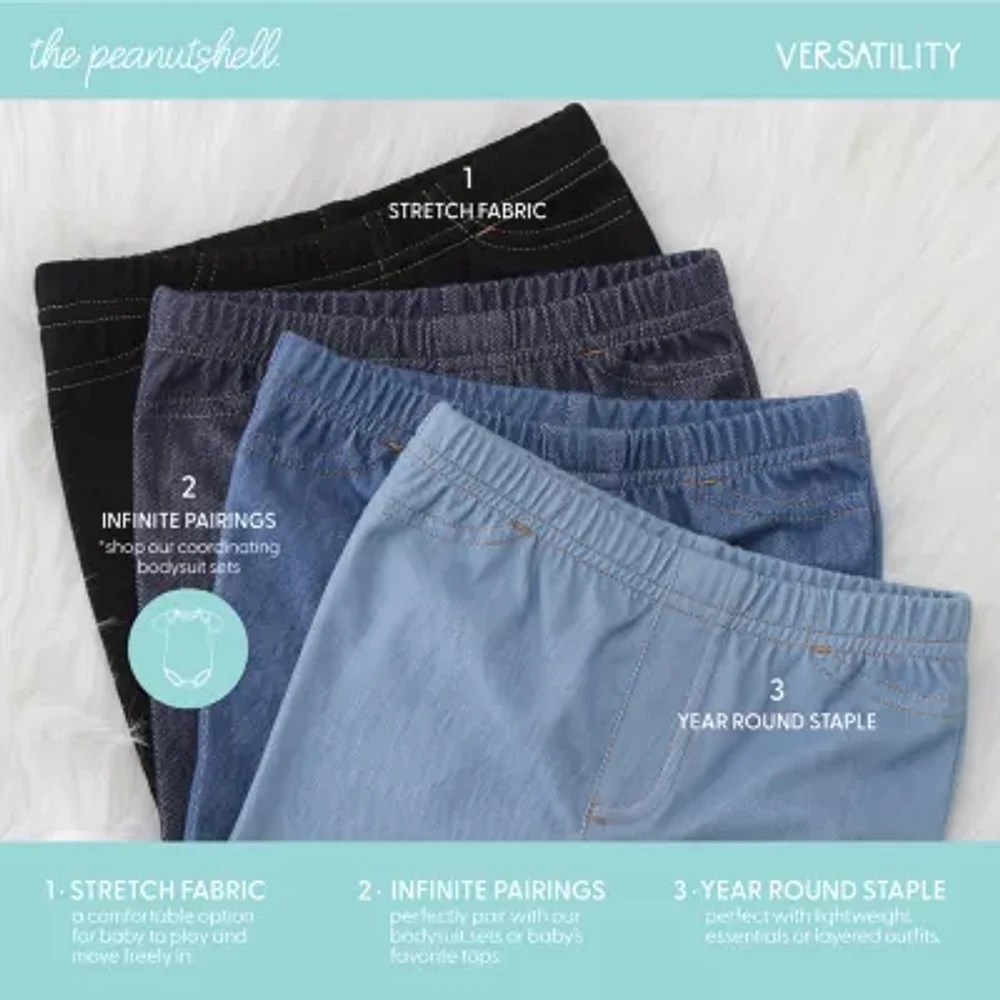 The Peanutshell Baby Unisex Slim Regular Fit Pull-On Pant