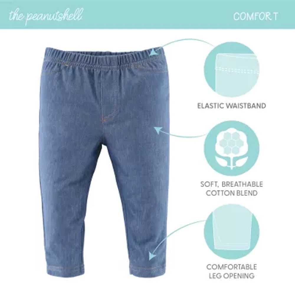 The Peanutshell Baby Unisex Slim Regular Fit Pull-On Pant