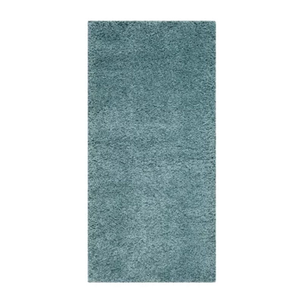 Safavieh Milan Collection Harper Solid Shag Indoor Rectangular Accent Rug