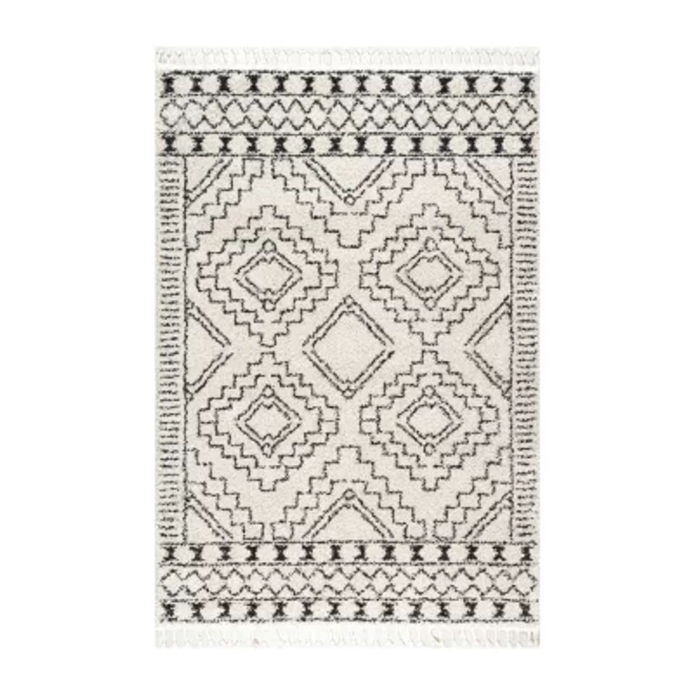nuLoom Vasiliki Moroccan Tribal Tassel Area Rug