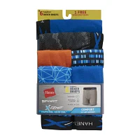 Hanes Ultimate Little & Big Boys 5+1 Boxer Briefs Bonus Pack