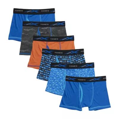 Hanes Ultimate Little & Big Boys 5+1 Boxer Briefs Bonus Pack