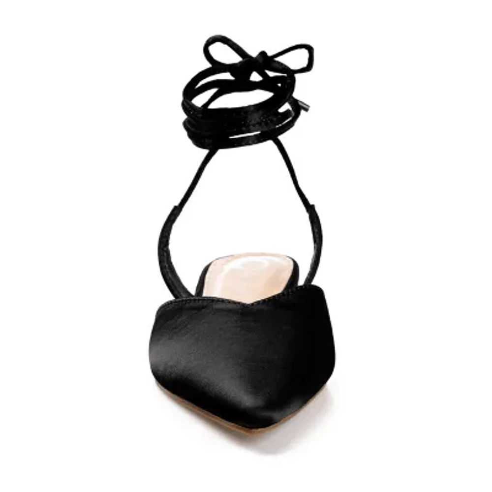 Journee Collection Theia Womens Pointed Ballet Flats