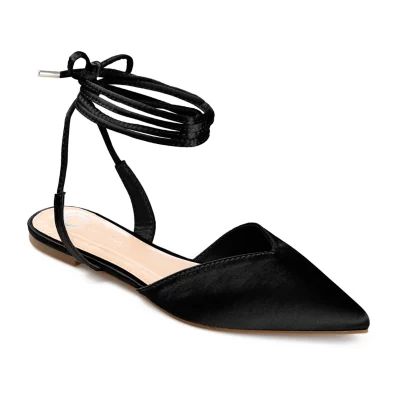 Journee Collection Theia Womens Pointed Ballet Flats