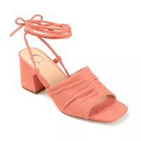 Journee Collection Felisity Womens Open Toe Block Heel Pumps
