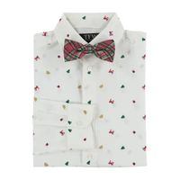 TFW Little & Big Kid Boys Point Collar Long Sleeve Shirt + Tie Set