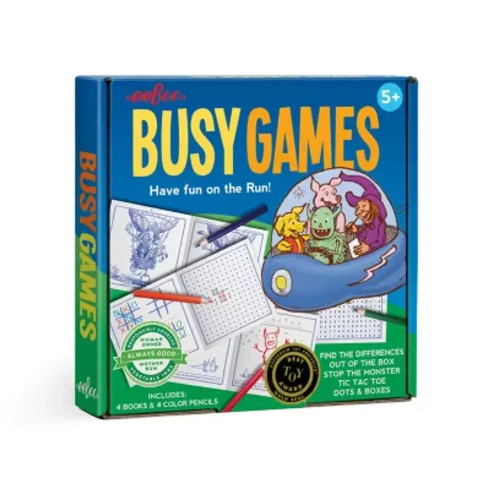 Eeboo Busy Game Set Travel Set Ages 5+ 8-pc. Travel Game