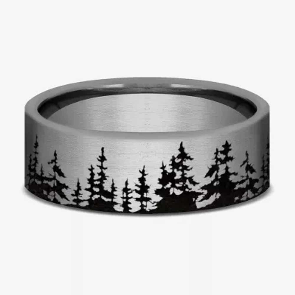 Mens 8MM Tantalum Wedding Band
