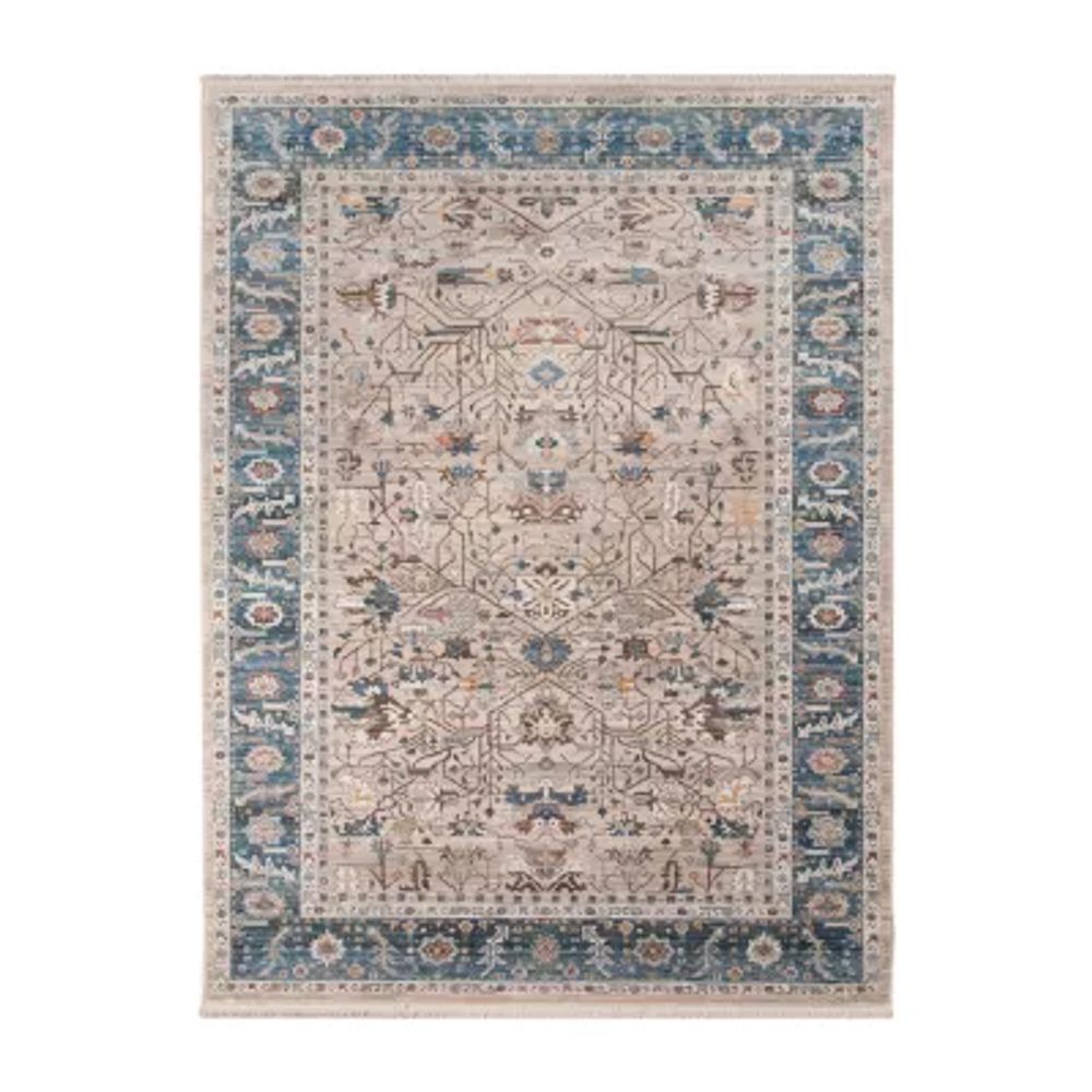 Amer Rugs Raderico Kelli Oriental Bordered Indoor Rectangular Accent Rug