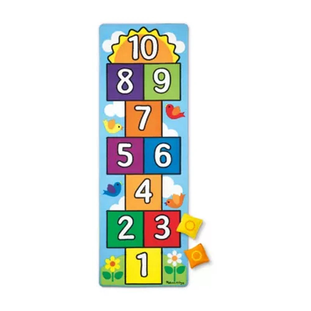 Melissa & Doug Hop & Count Hopscotch Rug Interactive Toy