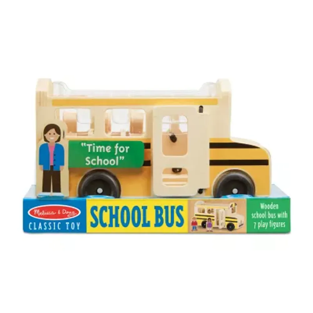 Melissa & Doug School Bus 8-pc. Toy Playset