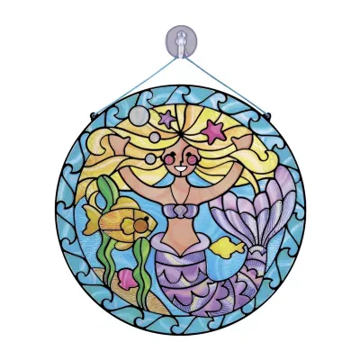 Melissa & Doug Stained Glass - Mermaid Craft Kit
