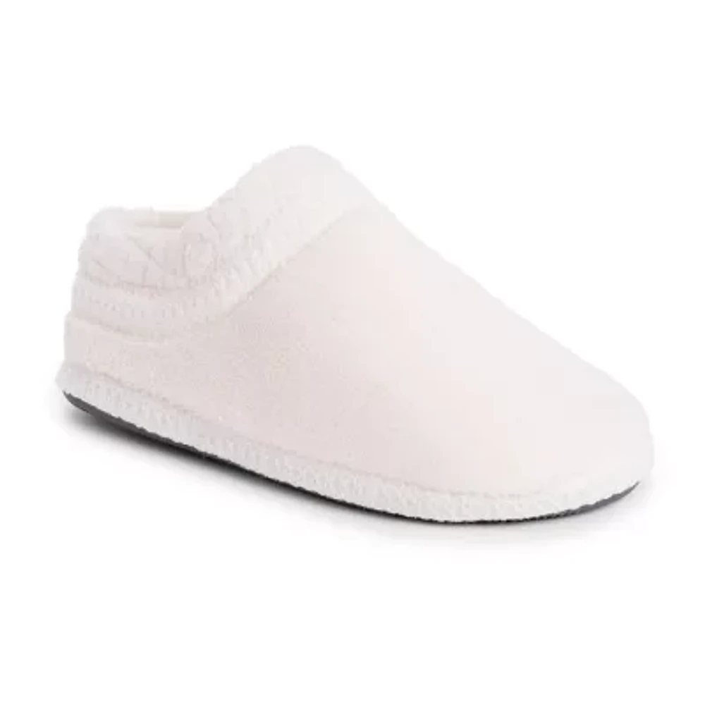 Muk Luks Rita Full Fit Washable Womens Memory Foam Slip-On Slippers