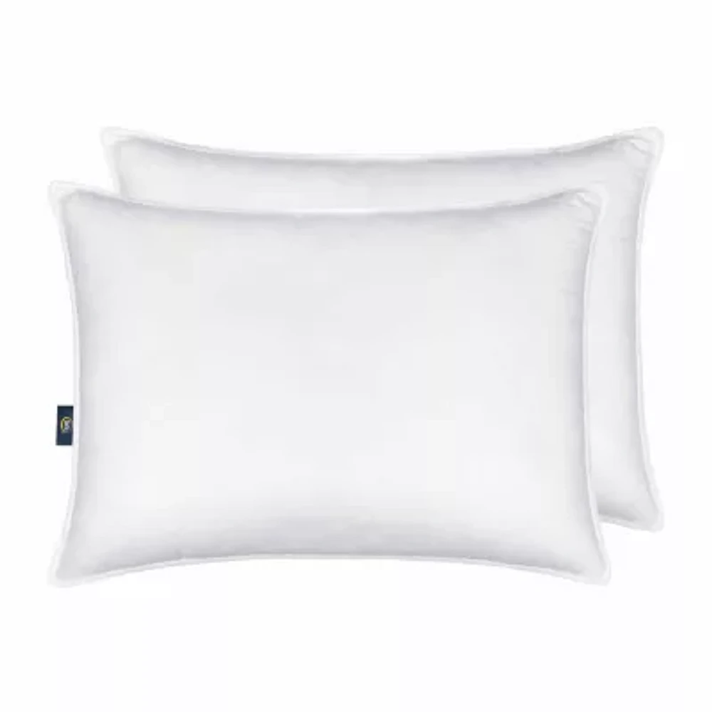 Serta® Down Illusion Firm Density 2-Pack Allergen Barrier 2-Pack Firm Density Bed Pillow