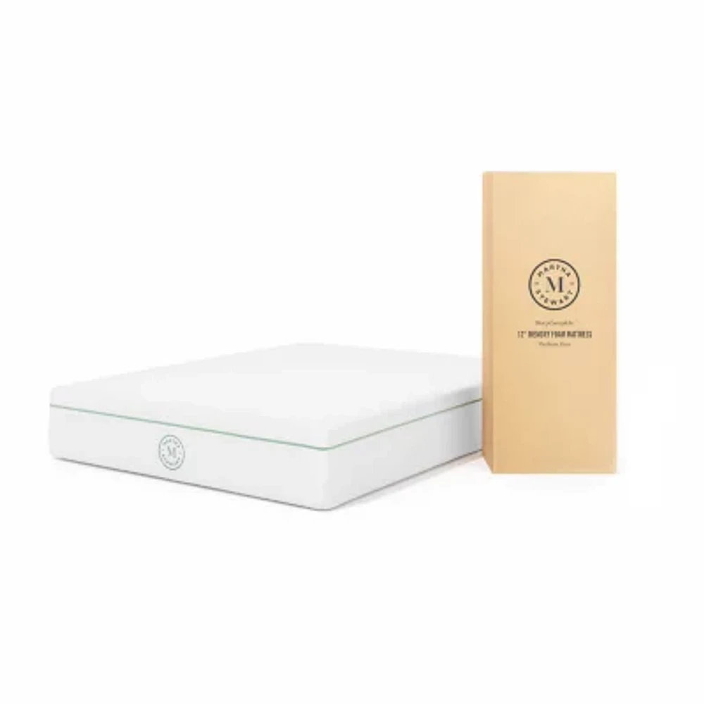Martha Stewart SleepComplete 12" Gel Memory Foam Medium/Firm Tight Top Mattress a Box