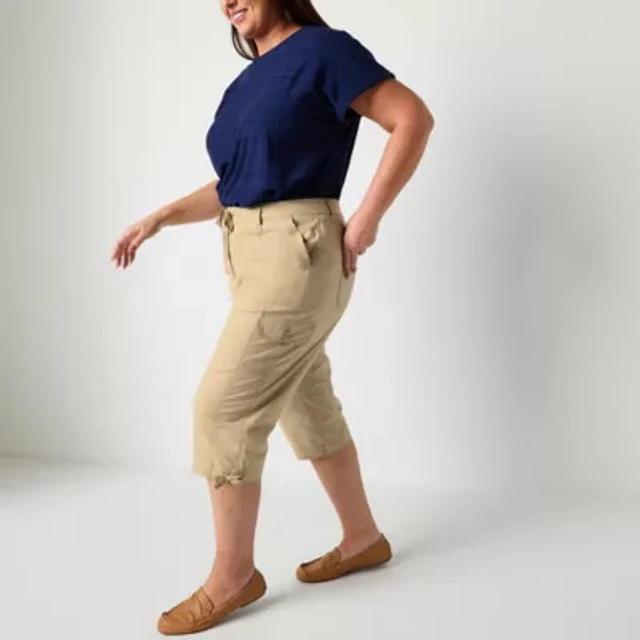 Jcpenney St John's Bay Jean Capris John's Bay Womens Straight - Main Image