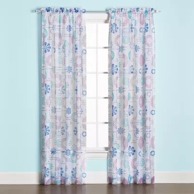 Saturday Knight Dream Rod Pocket Light-Filtering Single Curtain Panel