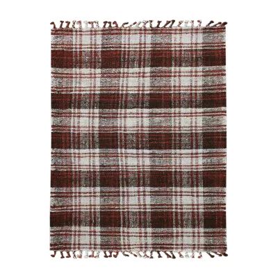 Amer Rugs Hermoppa Xan Plaid Flatweave Reversible Indoor Rectangular Accent Rug