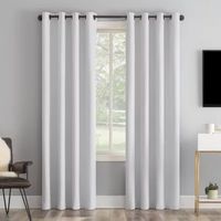 Sun Zero Tyrell Grommet Top Energy Saving 100% Blackout Single Curtain Panel