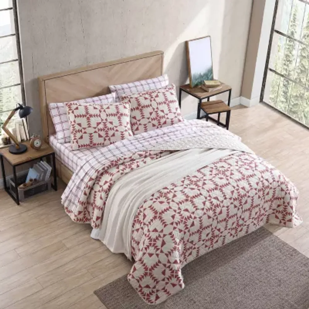 Eddie Bauer Arrowhead Geometric Reversible Quilt Set