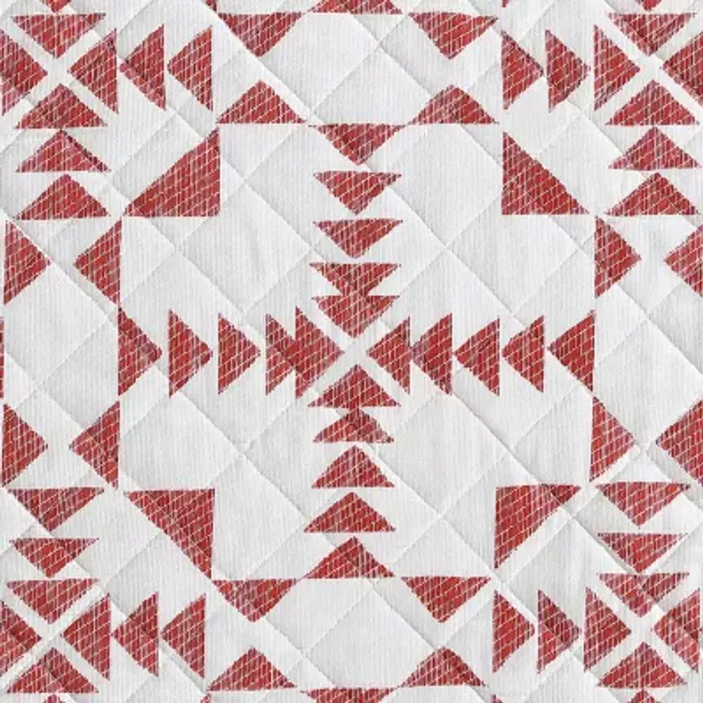 Eddie Bauer Arrowhead Geometric Reversible Quilt Set
