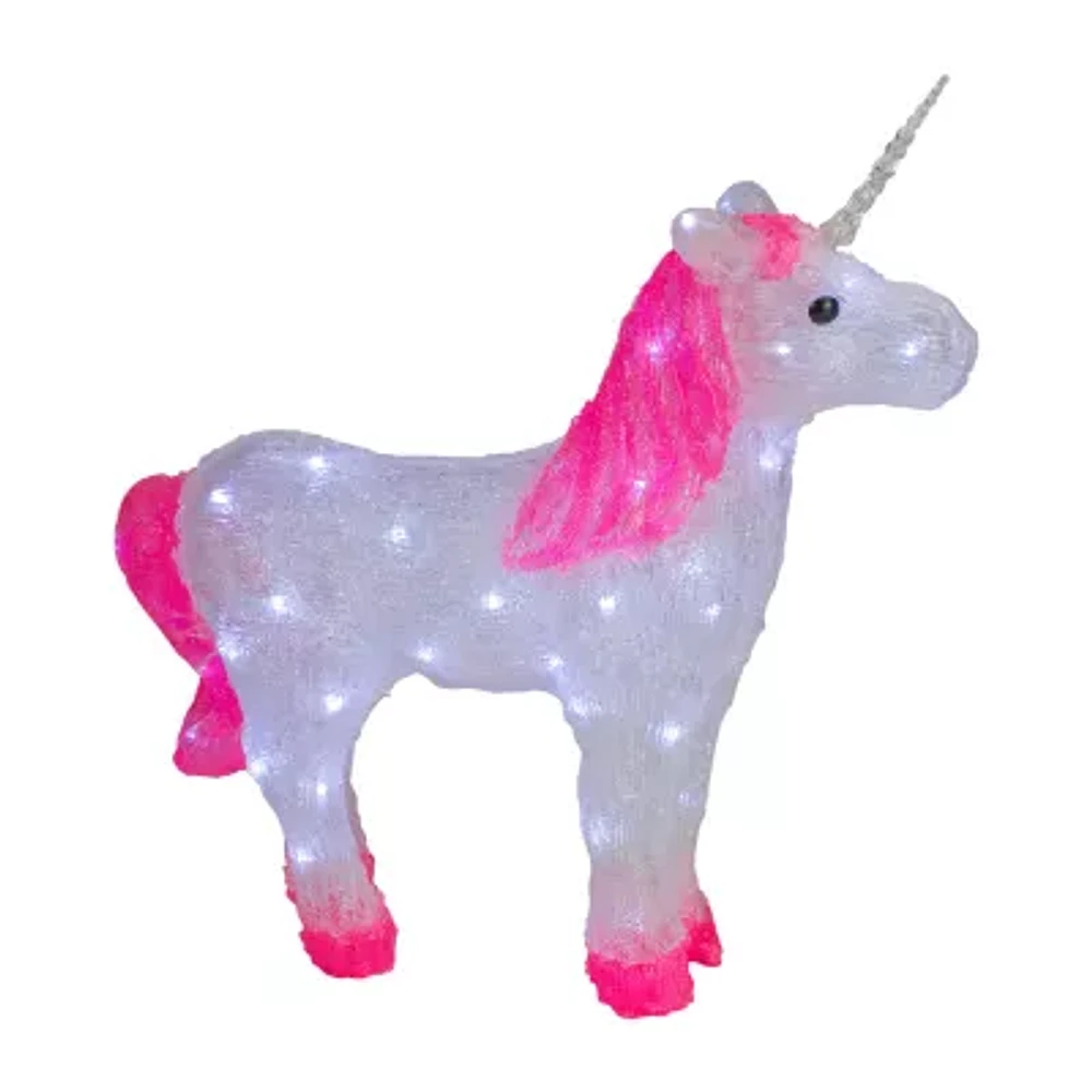 Northlight "23" Commercial Grade Acrylic Unicorn Display Decoration" Not Applicable Yard Art