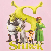 Little & Big Girls Crew Neck Short Sleeve Shrek Graphic T-Shirt