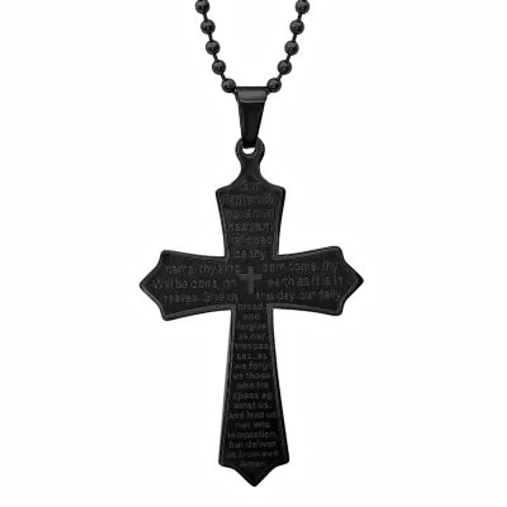 Mens Stainless Steel Hypoallergenic Inch Pendant Necklace