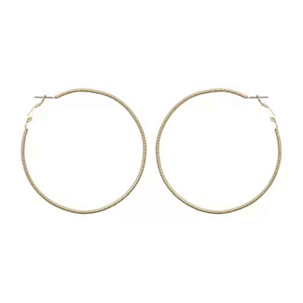 Mixit Womens 70mm Hypoallergenic Hoop Earrings