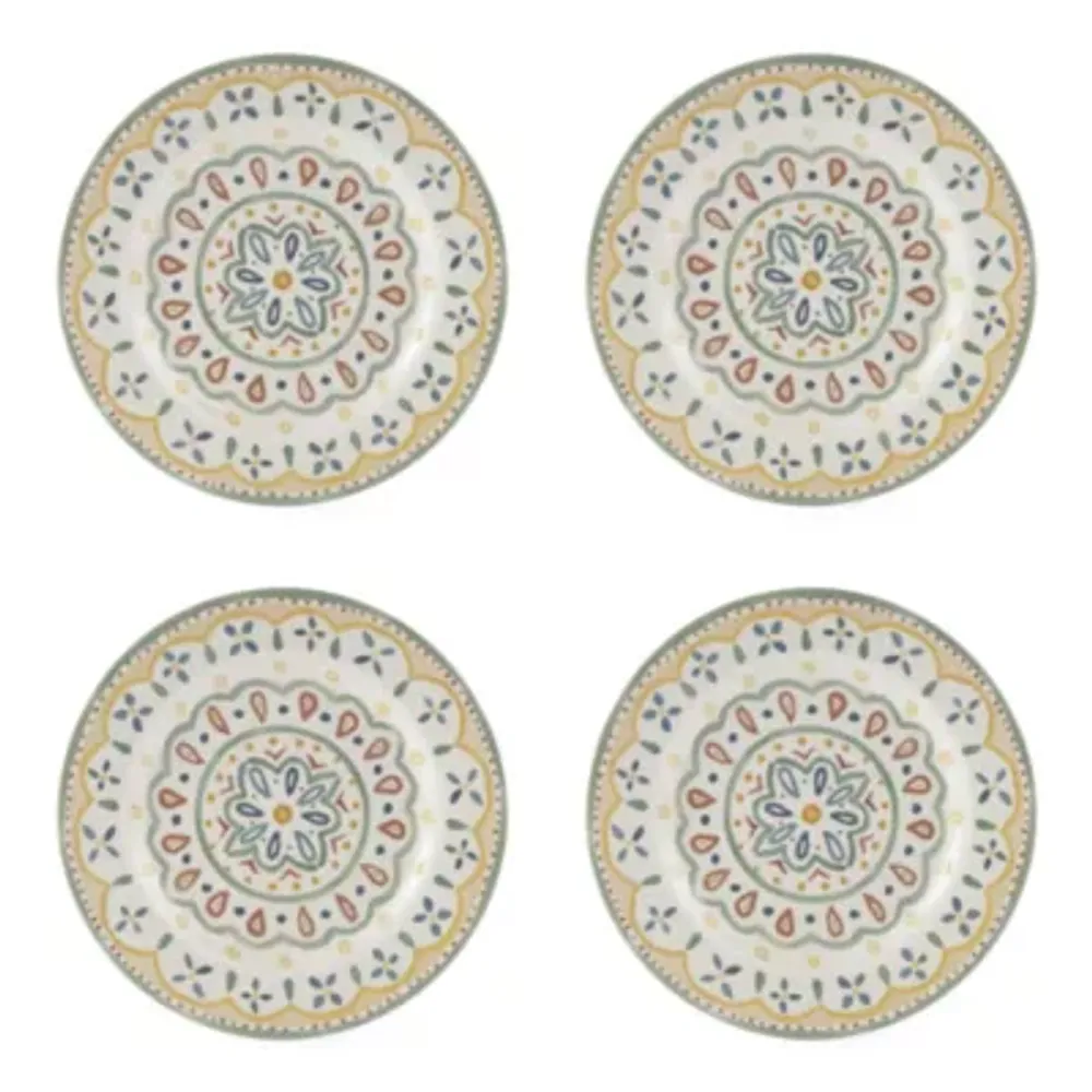 Linden Street Caspian Tile 4-pc. Melamine Salad Plate
