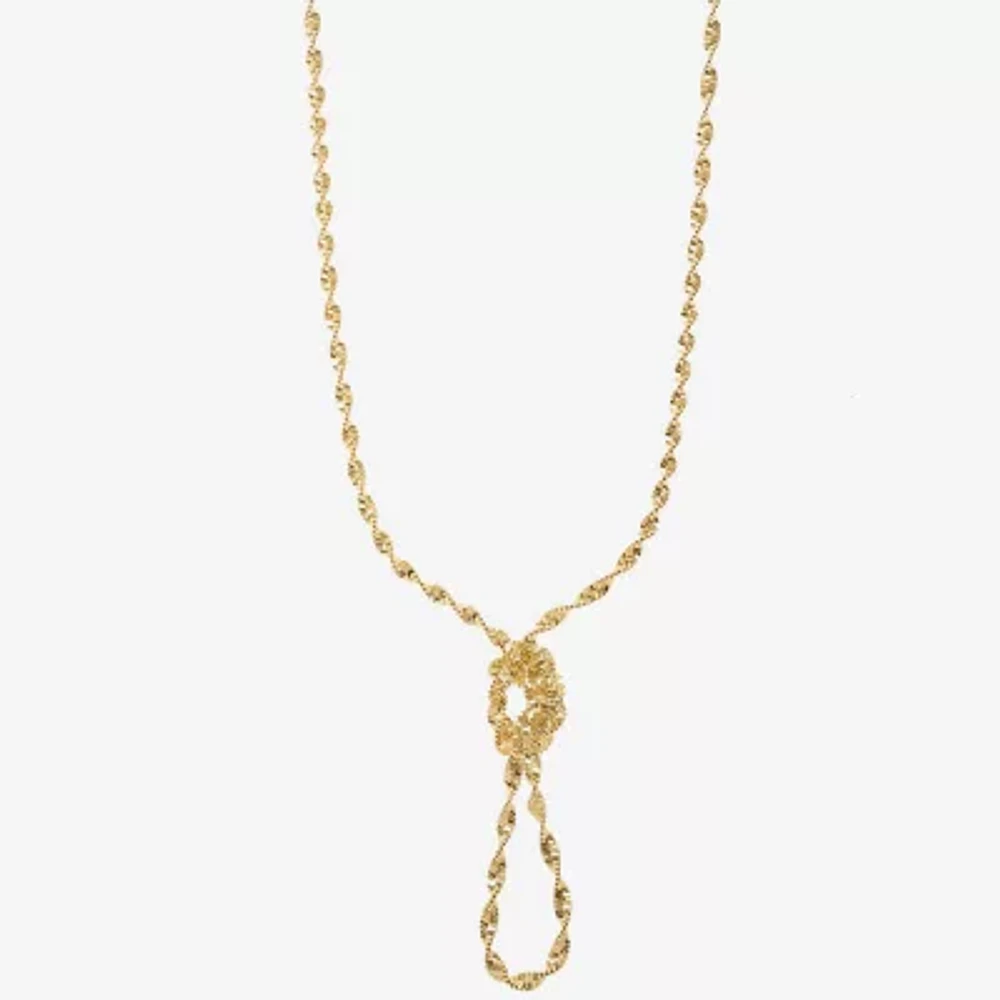 Monet Jewelry Twisted Womens 28 Inch Y Necklace